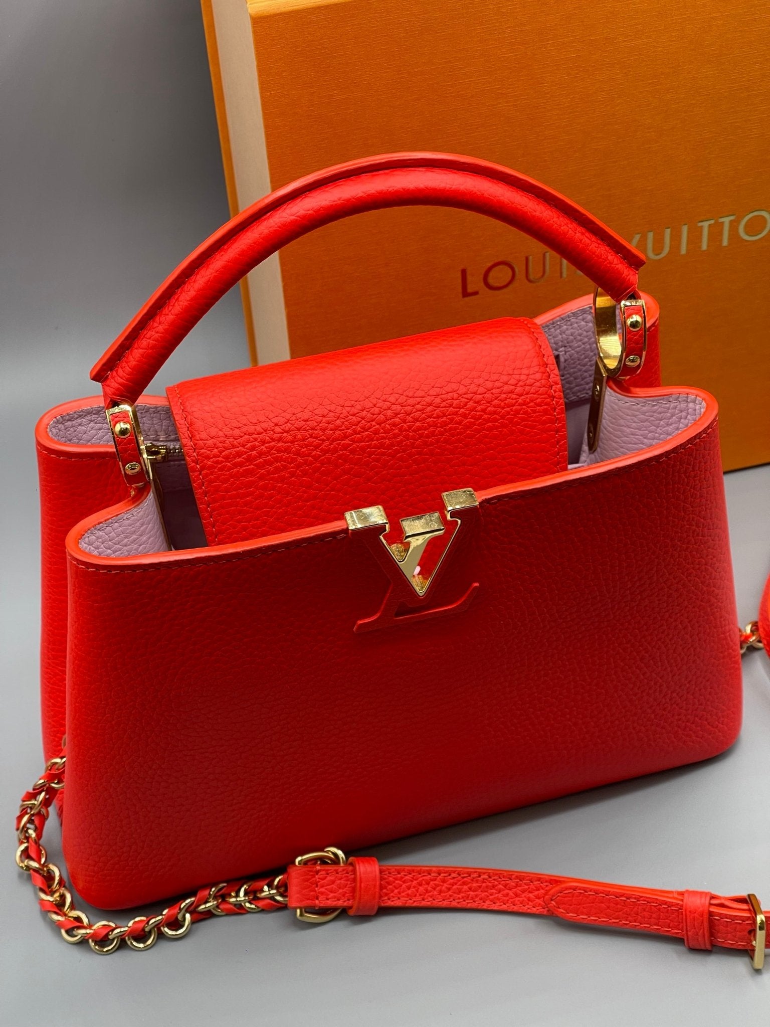 Louis Vuitton - Sac BB Capucine rouge coquelicots - Les Folies d&