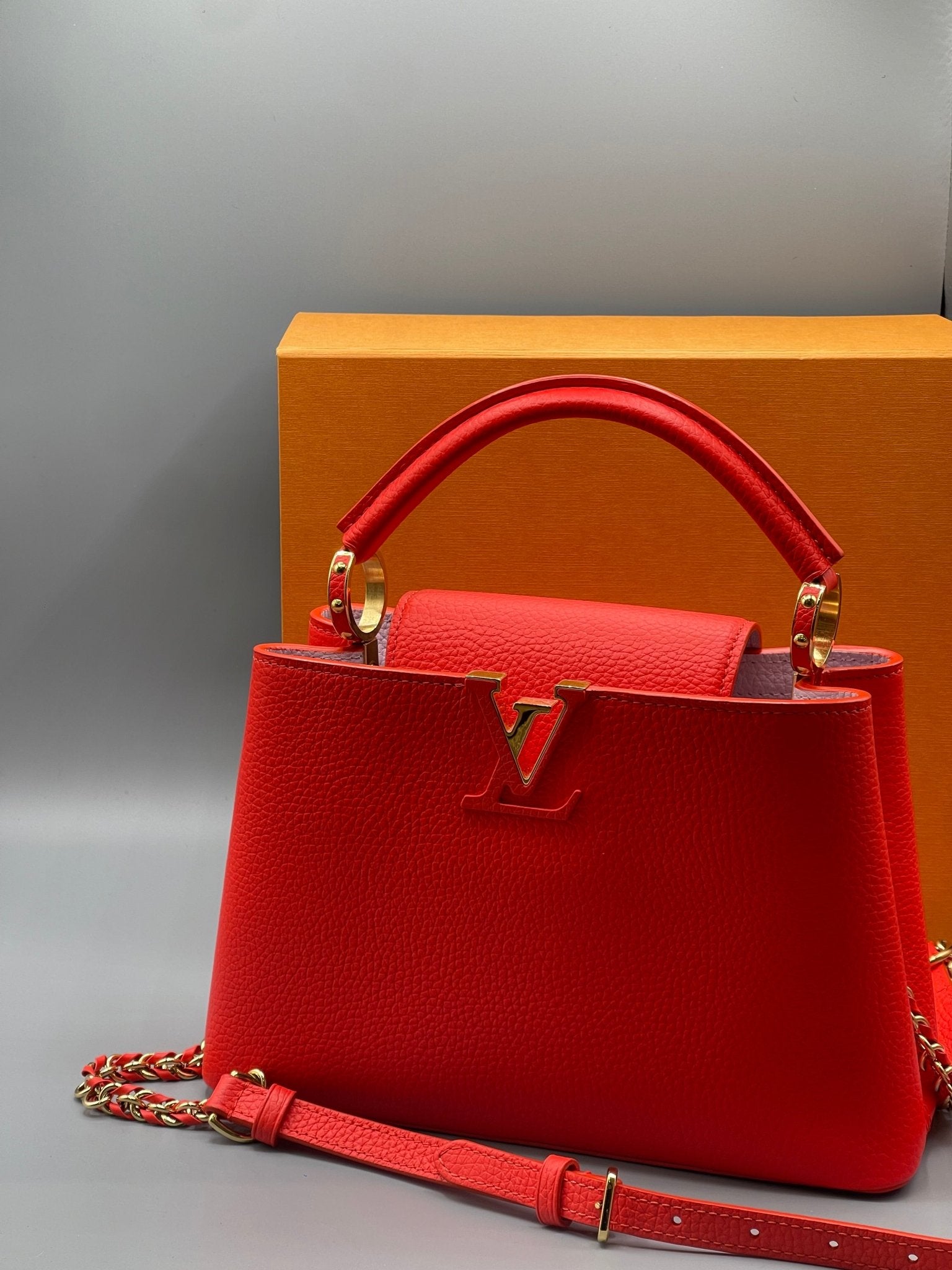 Louis Vuitton - Sac BB Capucine rouge coquelicots - Les Folies d&