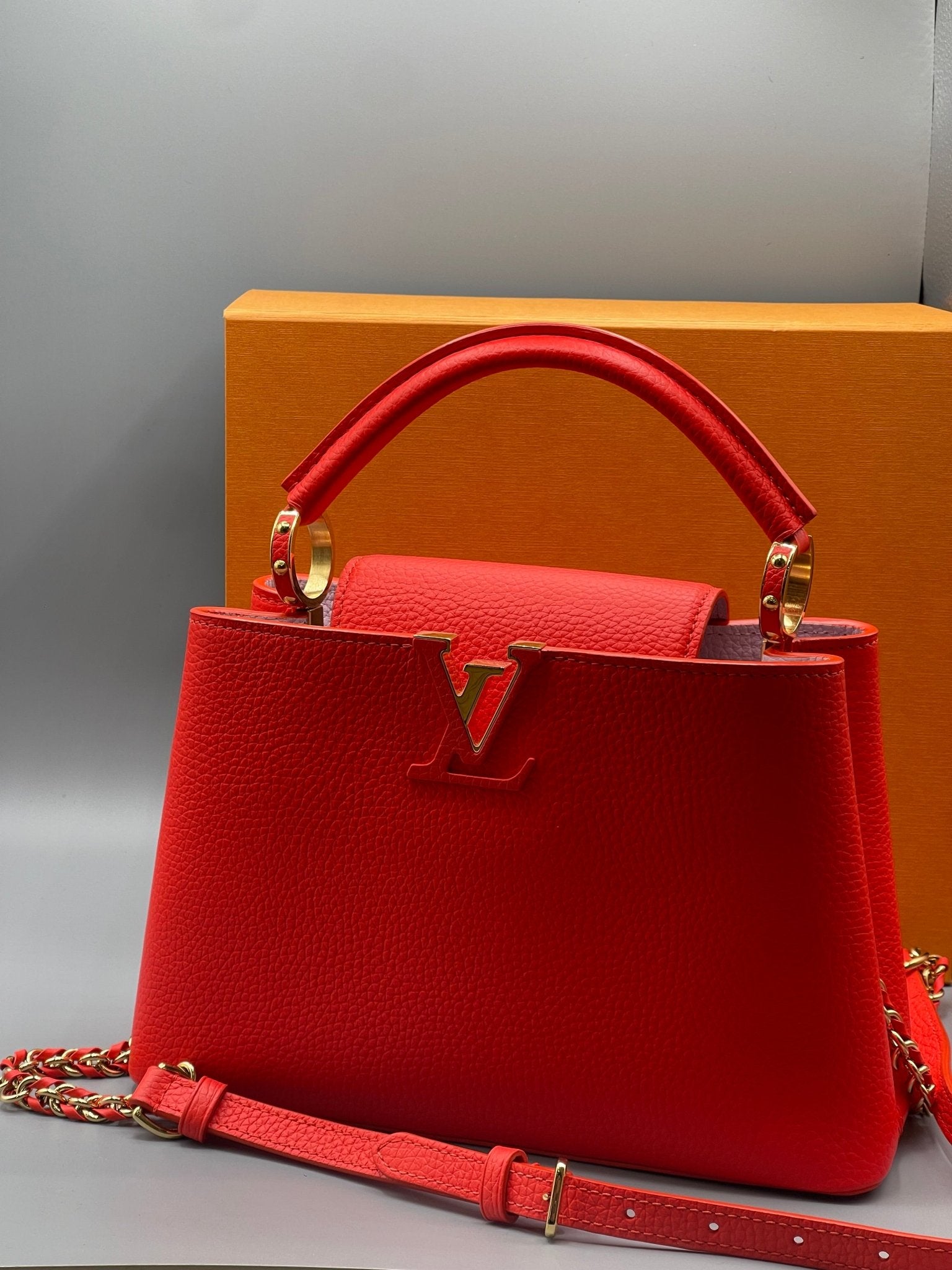 Louis Vuitton - Sac BB Capucine rouge coquelicots - Les Folies d&