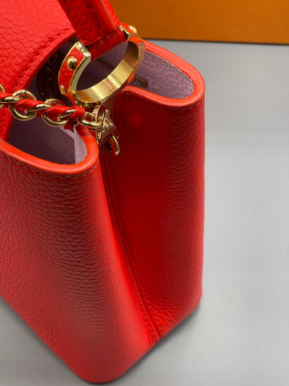 Louis Vuitton - Sac BB Capucine rouge coquelicots - Les Folies d&