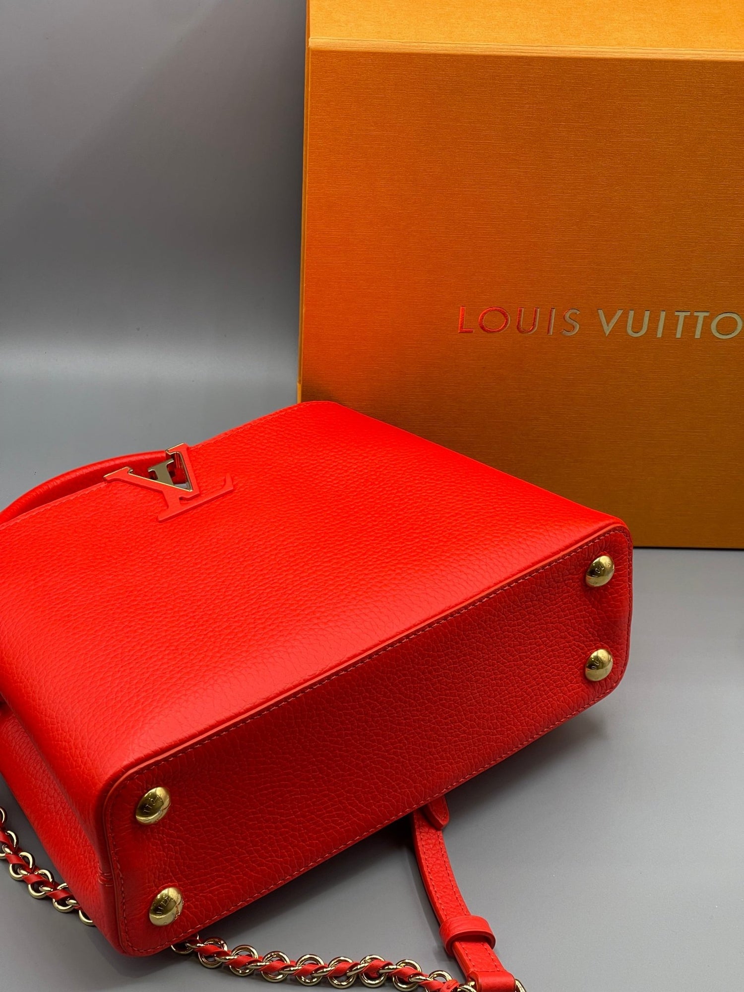 Louis Vuitton - Sac BB Capucine rouge coquelicots - Les Folies d&