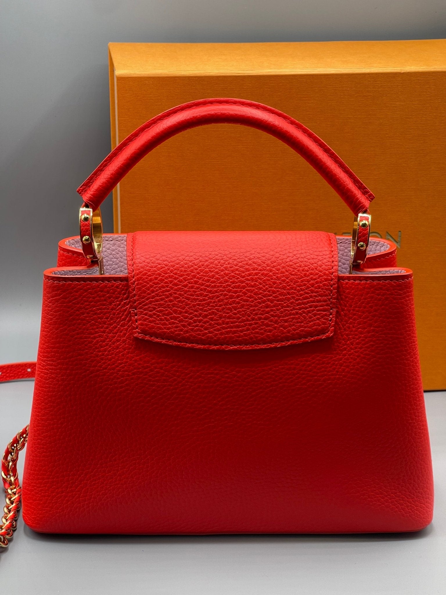 Louis Vuitton - Sac BB Capucine rouge coquelicots - Les Folies d&