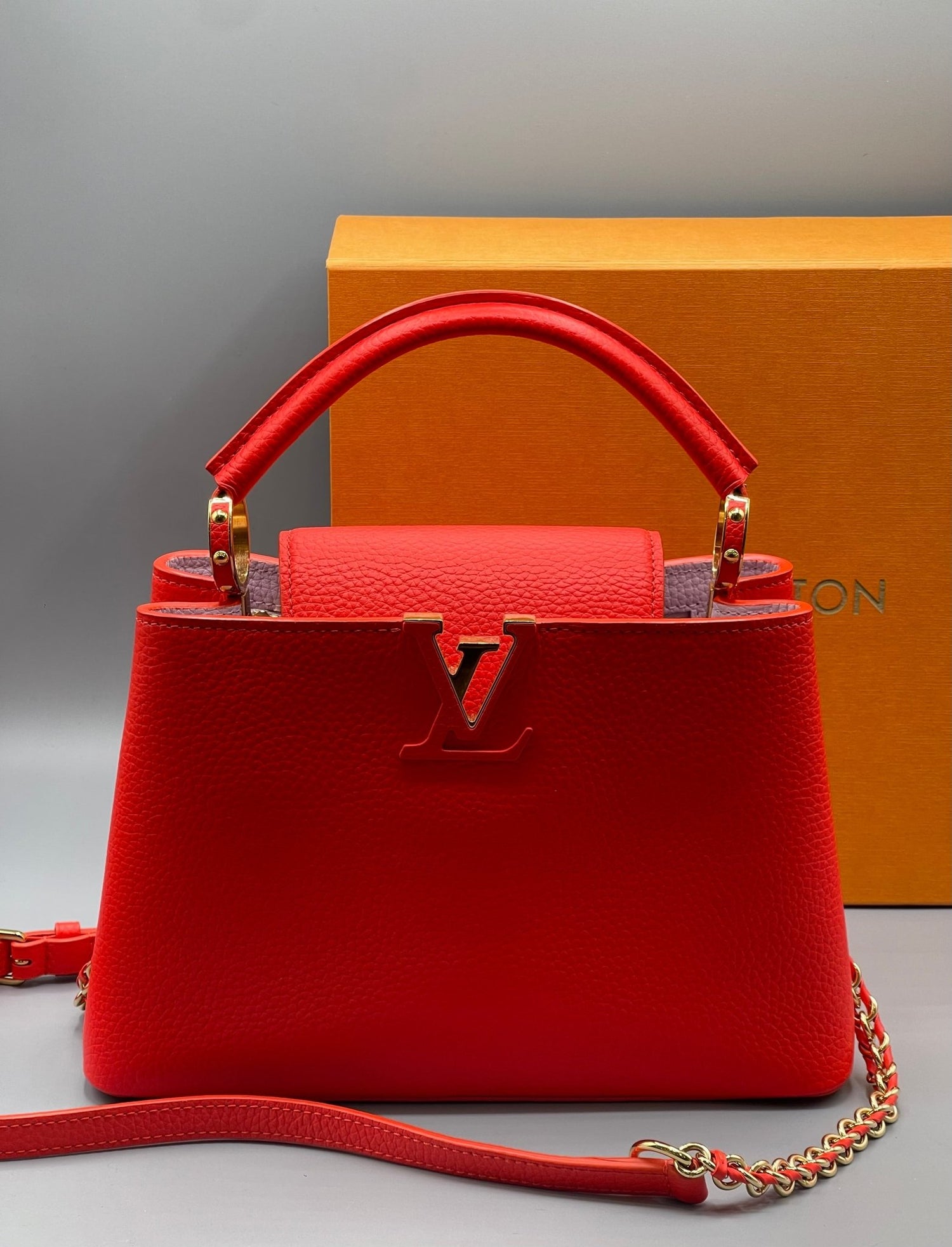 Louis Vuitton - Sac BB Capucine rouge coquelicots - Les Folies d&