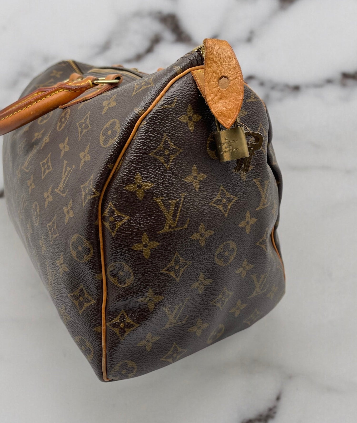 Louis Vuitton Speedy 35 Marron S Sac - Les Folies d&