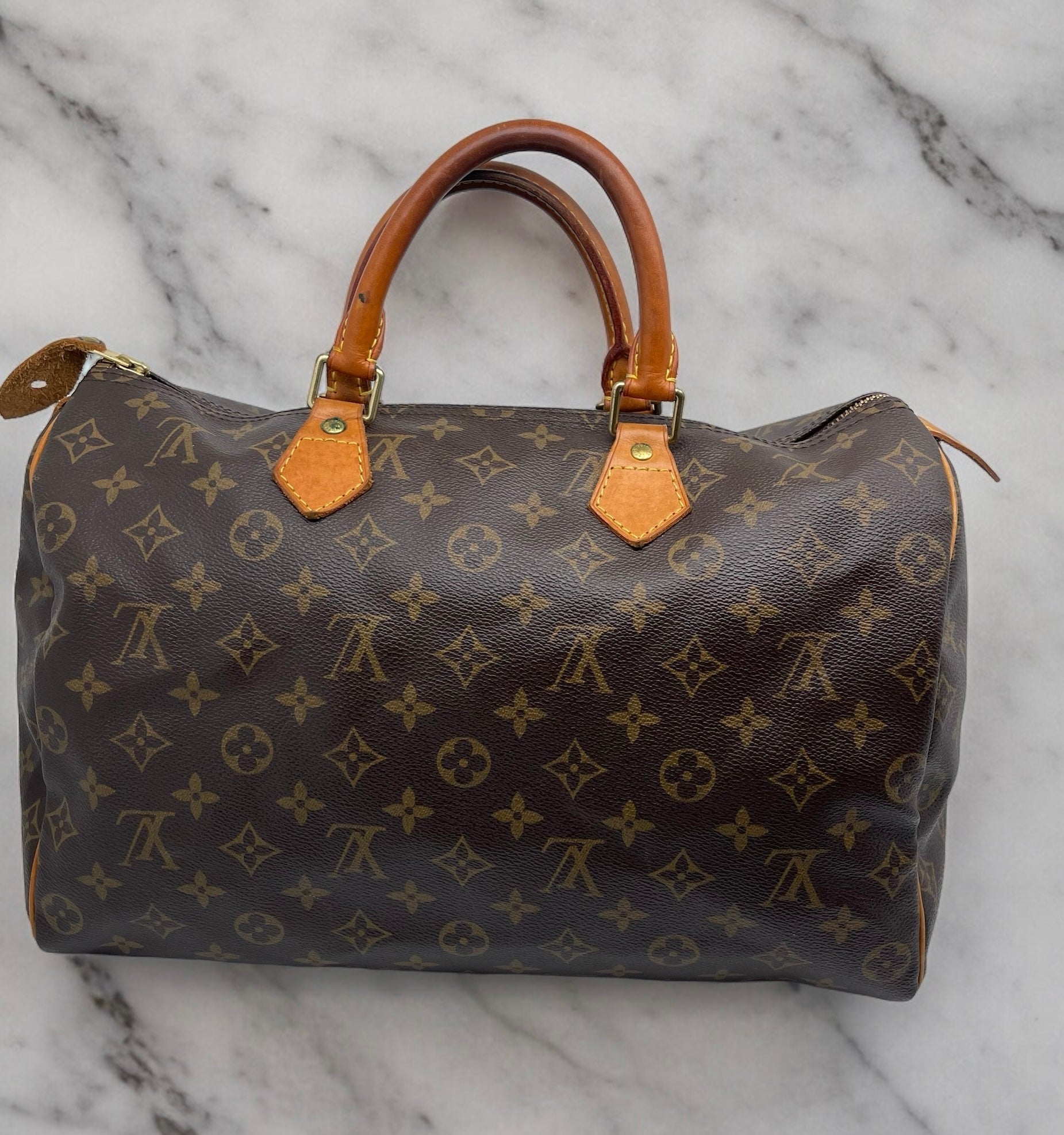 Louis Vuitton Speedy 35 Marron S Sac - Les Folies d&