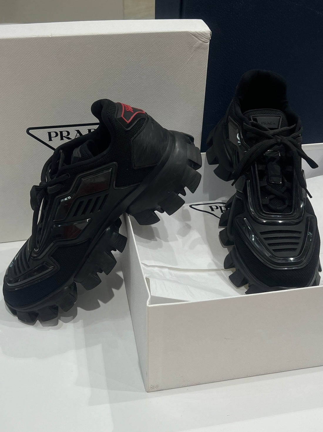 Prada - Sneakers cloudbust thunder noires - Les Folies d&