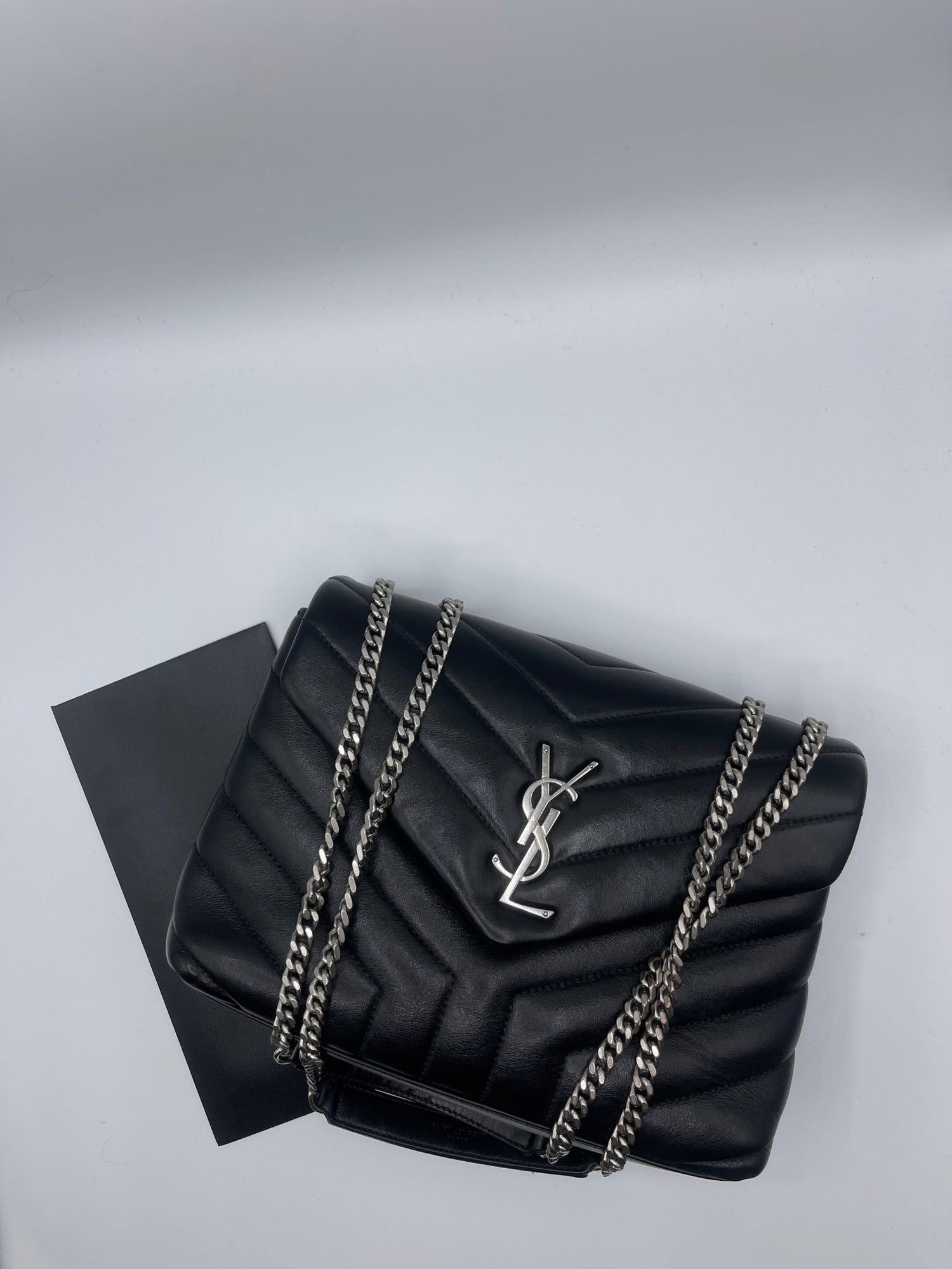 Saint Laurent - Sac Loulou small noir - Les Folies d&