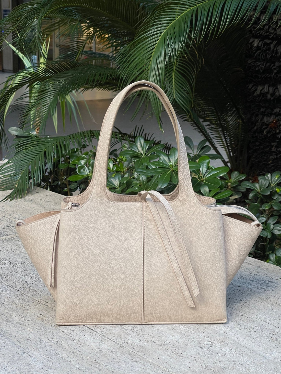 Céline - Sac Tri-Fold beige MM - Les Folies d&