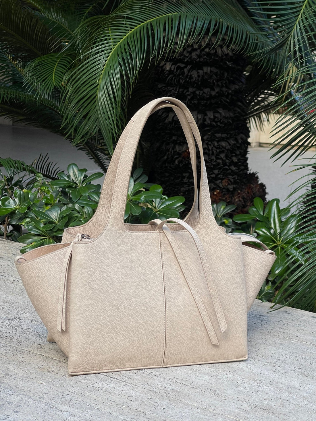 Céline - Sac Tri-Fold beige MM - Les Folies d&