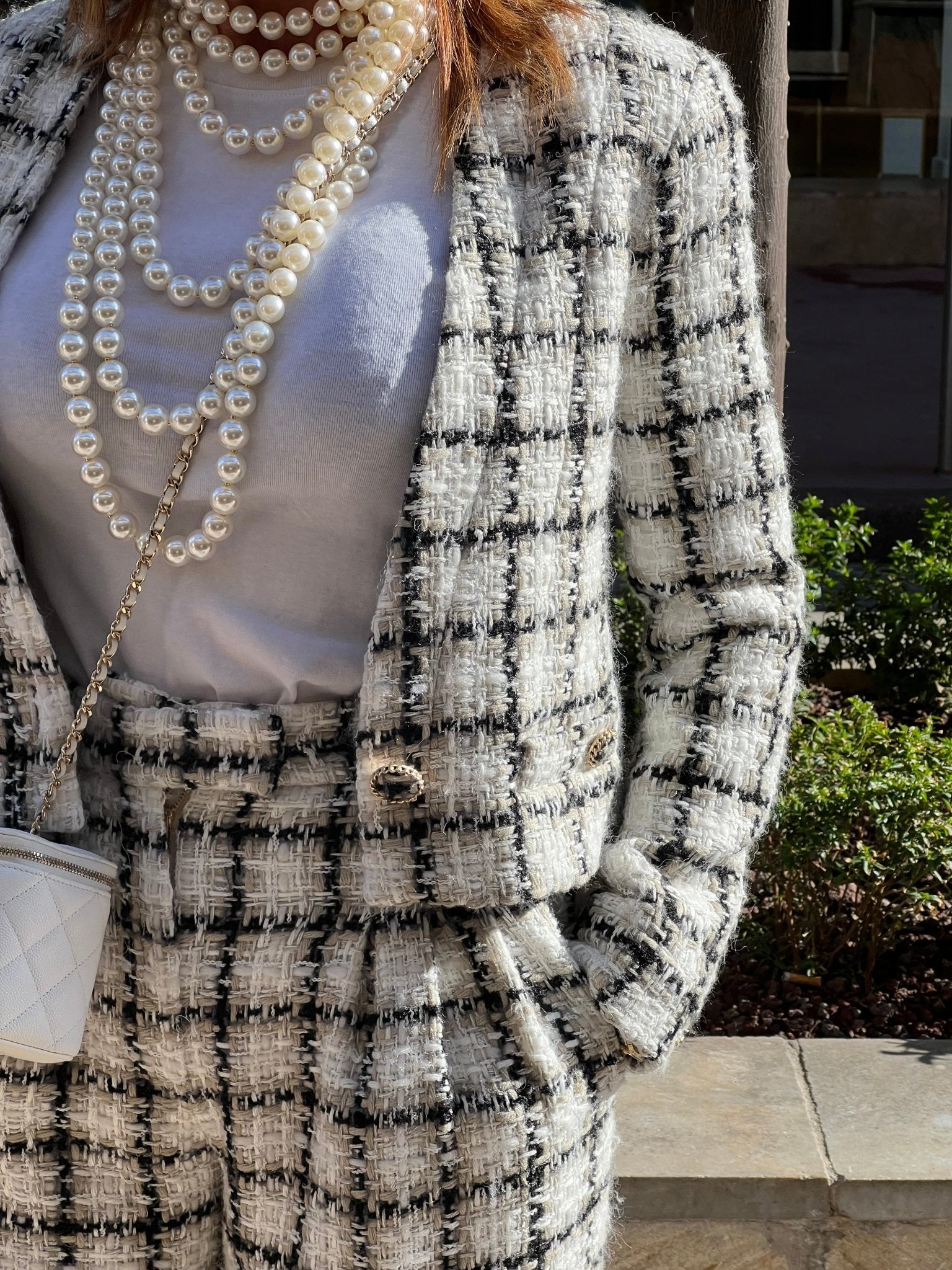 Chanel - Tweed suit jacket T36 Les Folies d'Eugenie