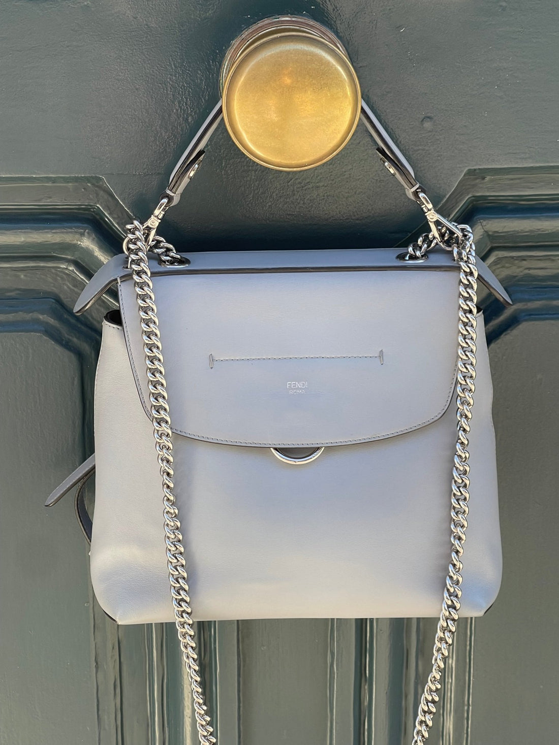 Fendi - Sac à dos Back to School gris - Les Folies d&