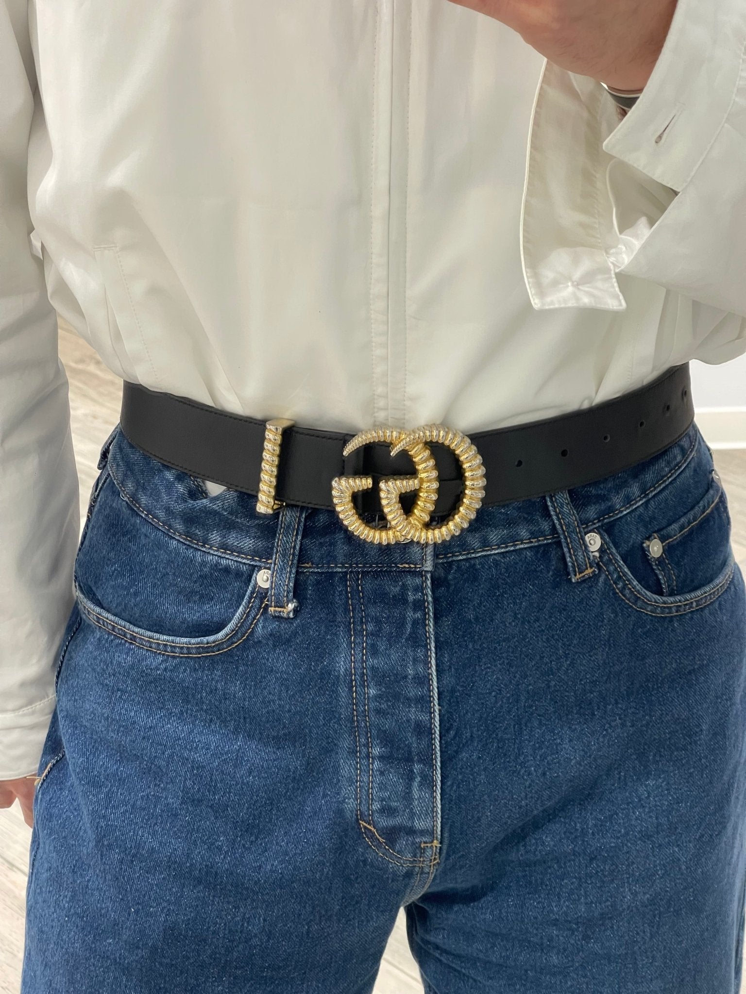 Ceinture gucci g best sale