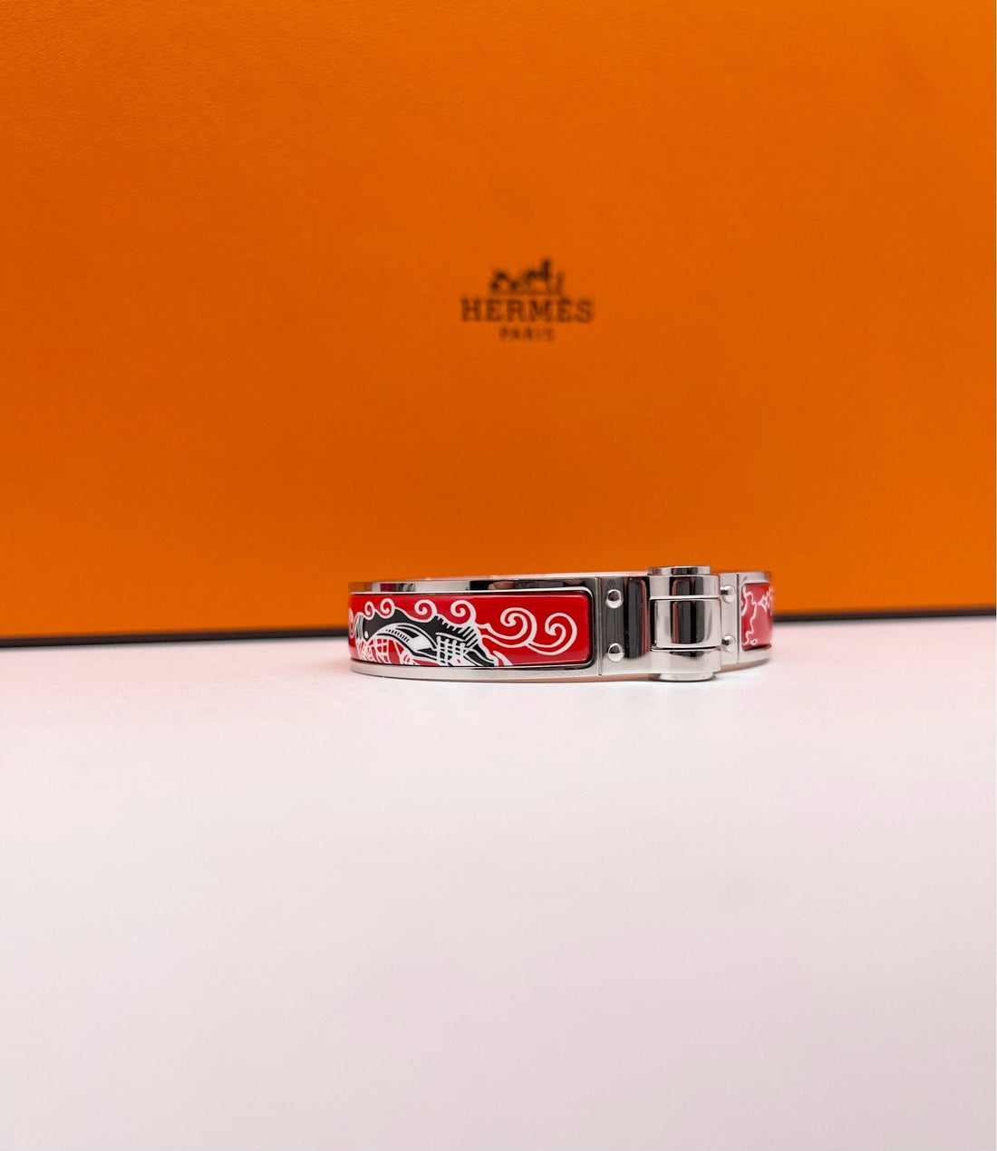 Hermès - Bracelet Charnière l’île au trésor T.S - Les Folies d&