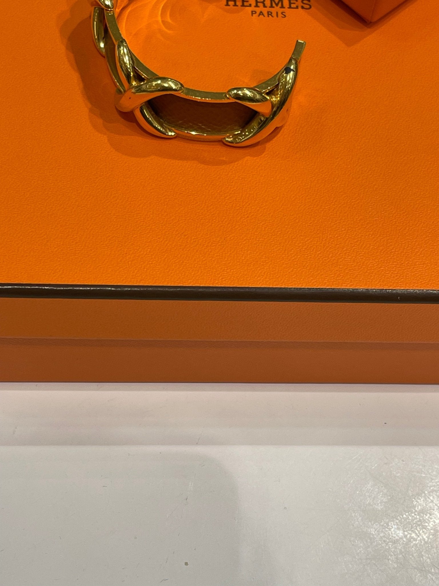 Hermès - Bracelet Croisillons gold - Les Folies d&