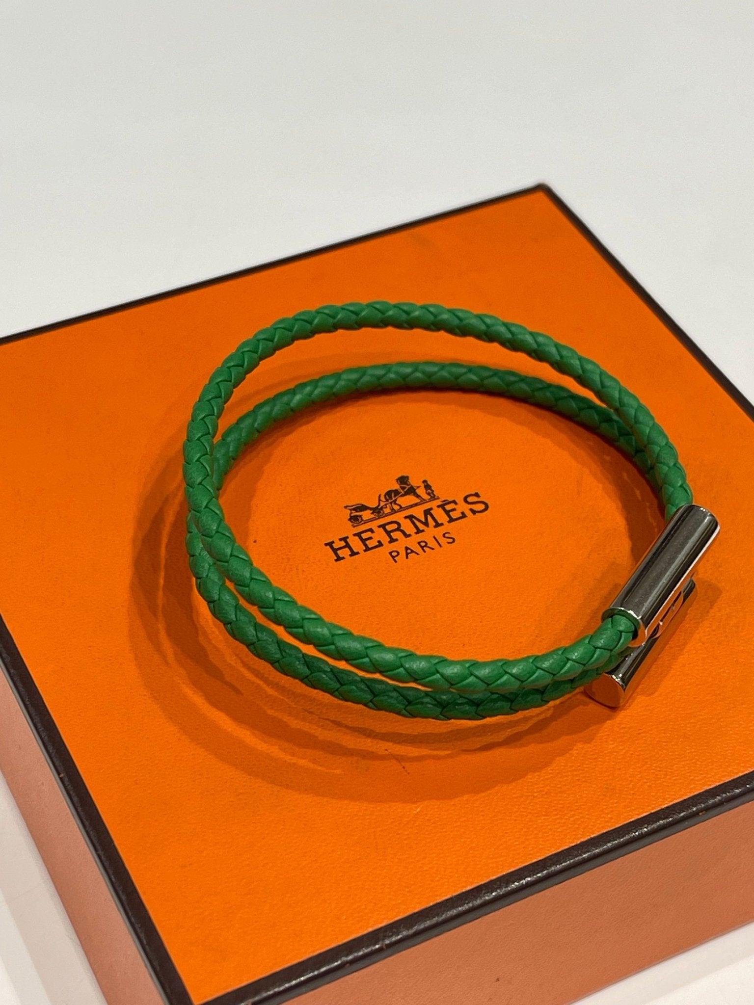 Hermès - Bracelet Tournis Tressé - Les Folies d&