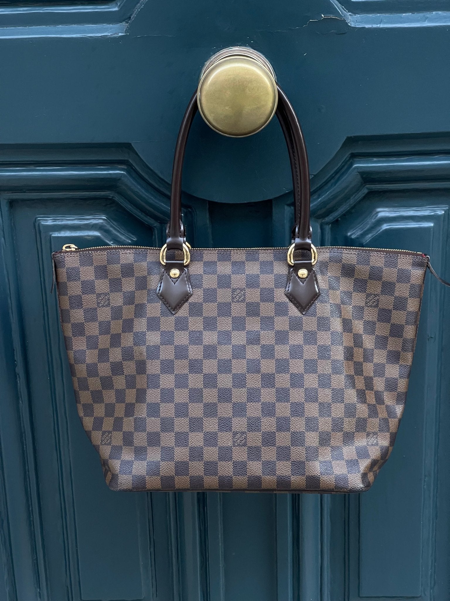 Louis Vuitton Saleya Ebenholz Karotasche