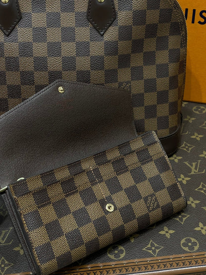 Louis Vuitton - Portefeuille compagnon toile damier ébène - Les Folies d&