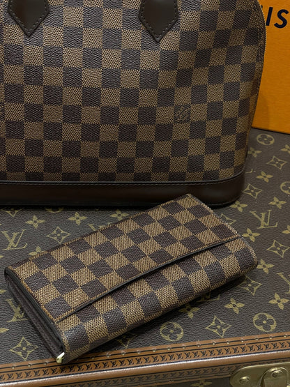 Louis Vuitton - Portefeuille compagnon toile damier ébène - Les Folies d&