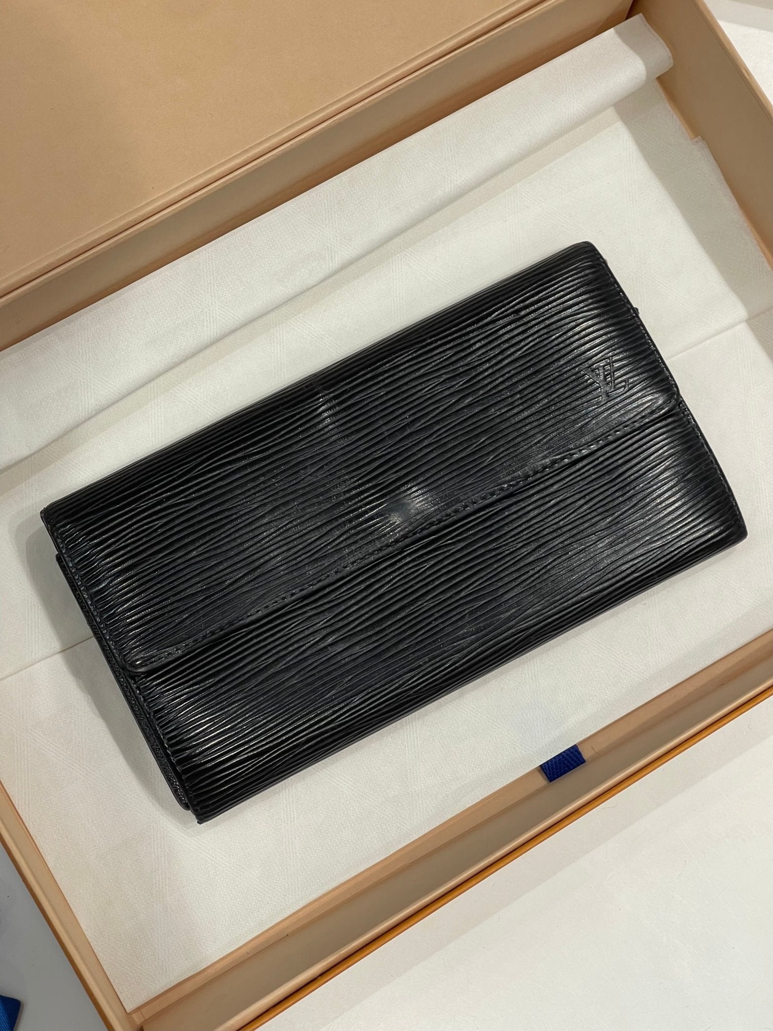 Louis Vuitton portafoglio in pelle Epi nera