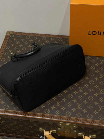 Louis Vuitton - Sac Alma MM noir épi - Les Folies d&