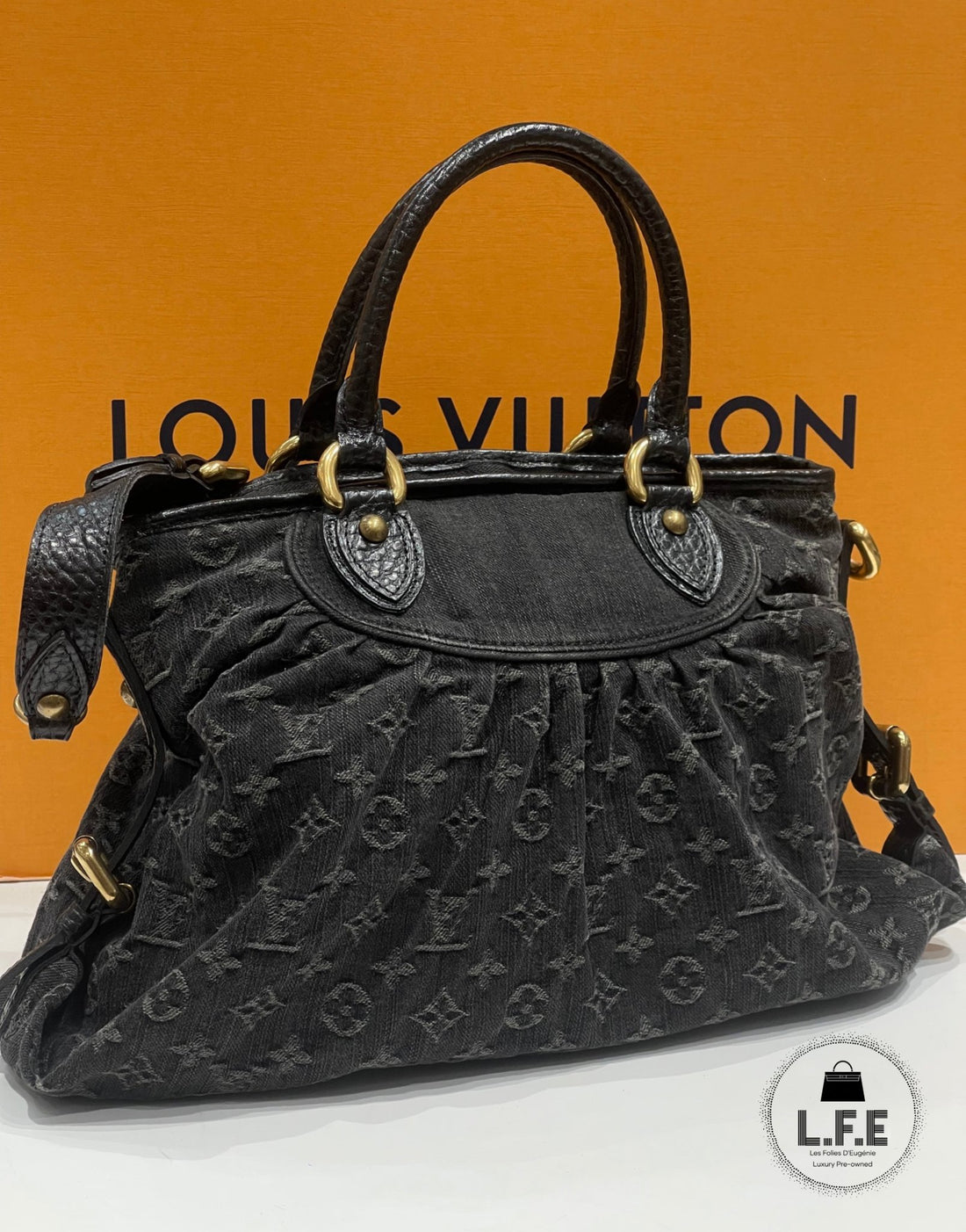 Louis Vuitton - Sac Neo Cabby jean MM - Les Folies d&