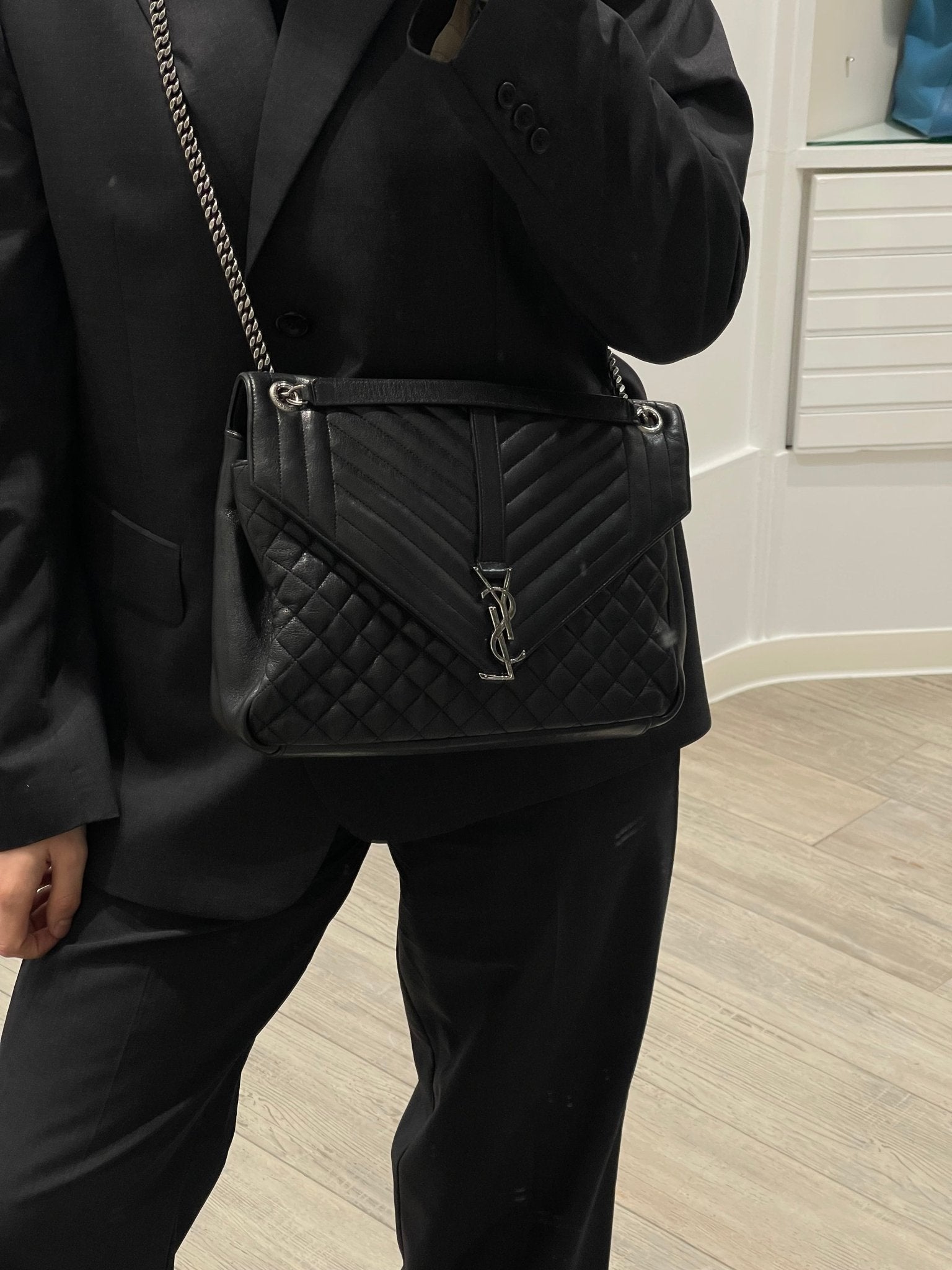 Sac enveloppe saint outlet laurent