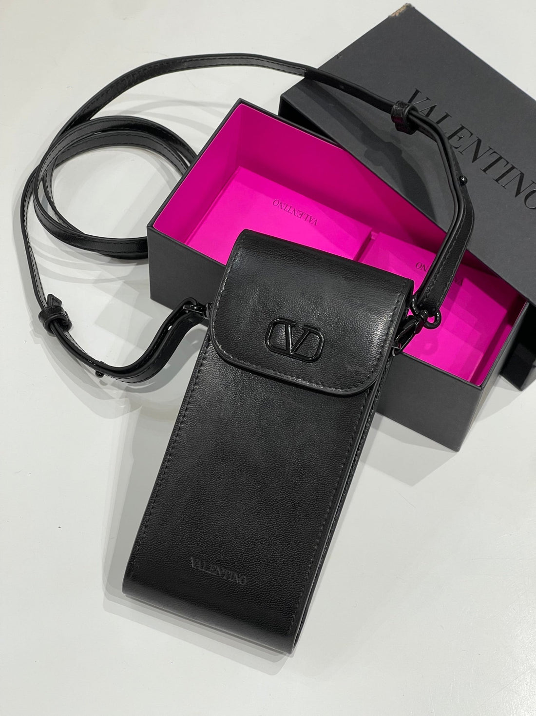 Valentino - Mini sac étui lunettes noir - Les Folies d&