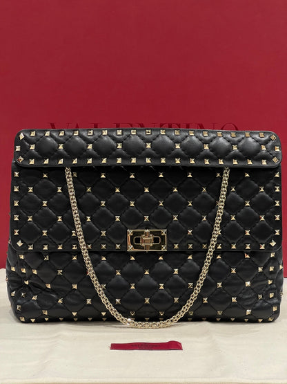 Valentino - Sac Rockstud Spike GM noir - Les Folies d&