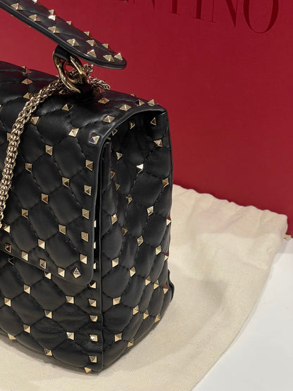 Valentino - Sac Rockstud Spike GM noir - Les Folies d&